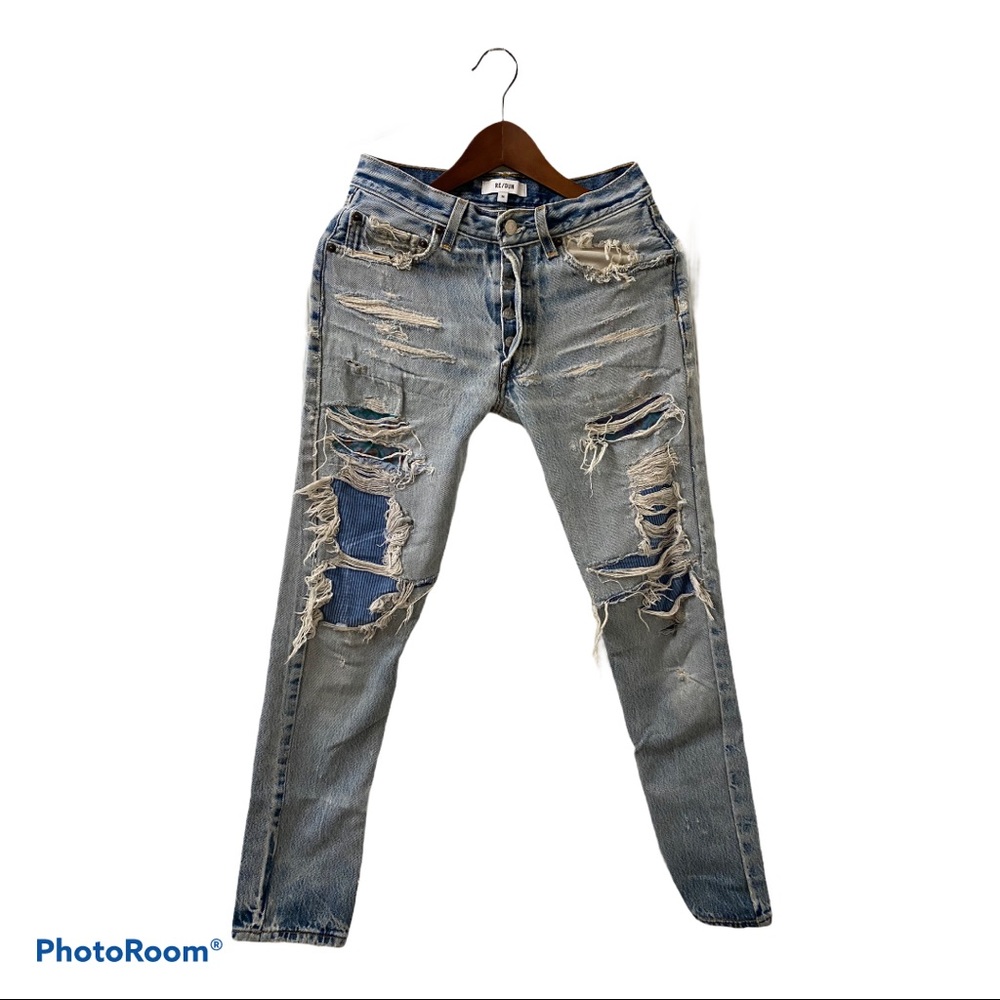 Levi’s X Re/Dun Distressed Jeans